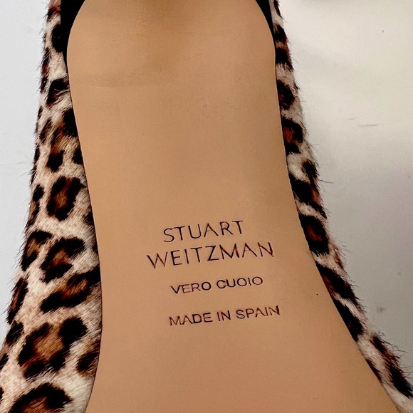 Stuart Weitzman Leopard Print Heels - Picture 2 of 5